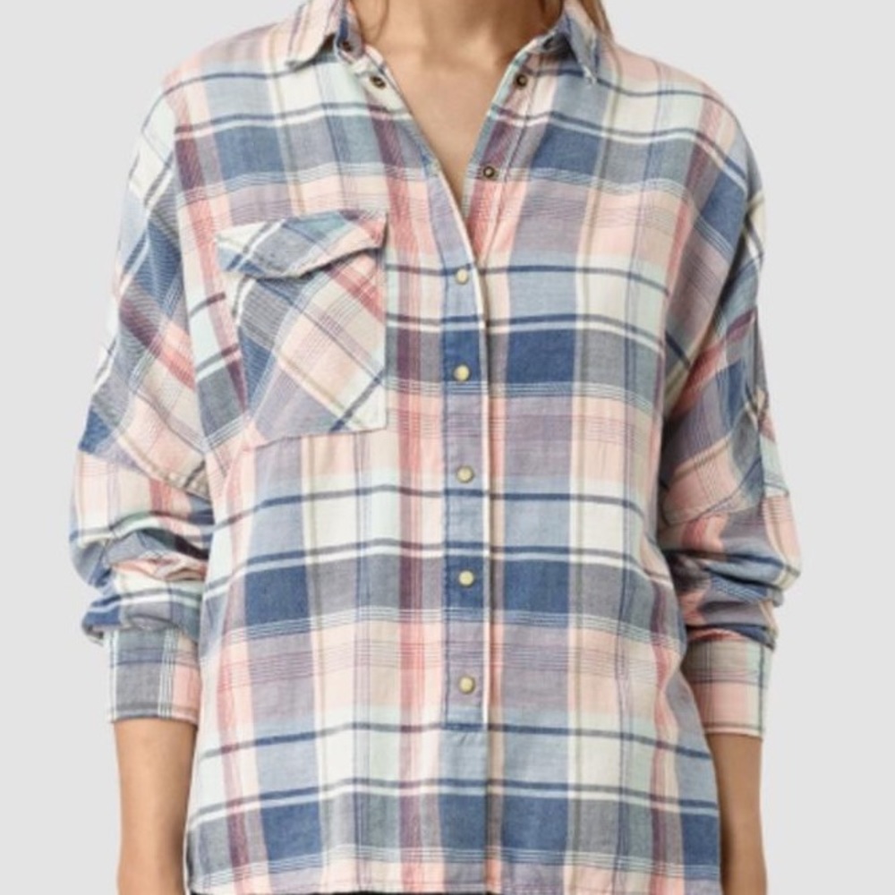 All Saints check shirt